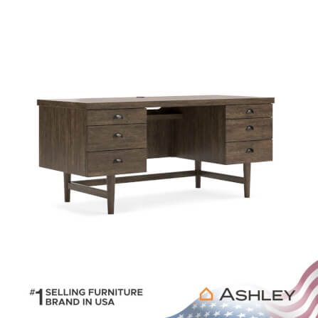 โต๊ะทำงาน ASHLEY FURNITURE HOMESTORE รุ่น AUSTANNY/168 สีน้ำตาล_0