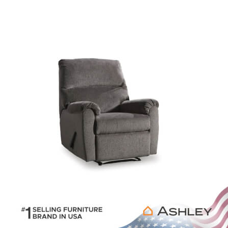 โซฟาปรับเอนนอน 1 ที่นั่ง ASHLEY FURNITURE HOMESTORE รุ่น NERVIANO/1R สีเทา_0