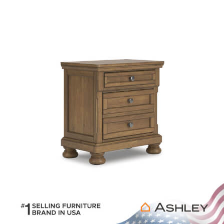ตู้ข้างเตียง ASHLEY FURNITURE HOMESTORE รุ่น VANDENMORE สีน้ำตาล_0