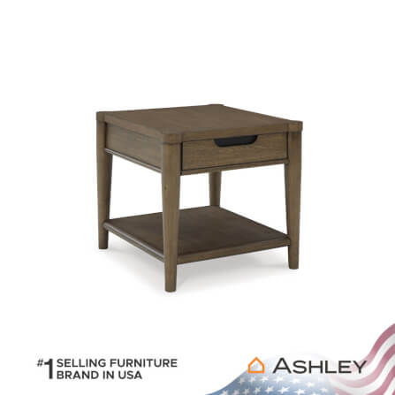 โต๊ะข้าง ASHLEY FURNITURE HOMESTORE รุ่น ROANHOWE/61 สีน้ำตาล_0