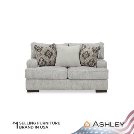 โซฟา 2 ที่นั่ง ASHLEY FURNITURE HOMESTORE รุ่น MERCADO/2 สีเทาอ่อน_0