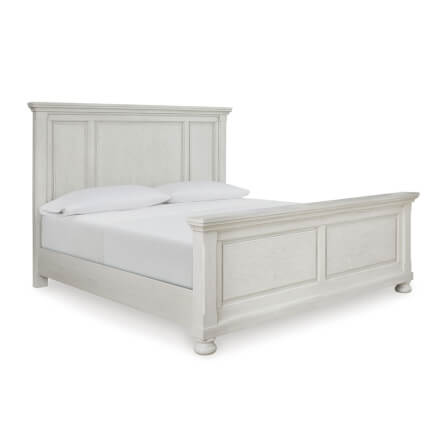 เตียงนอนขนาด 6 ฟุต ASHLEY FURNITURE HOMESTORE รุ่น ROBBINSDALE/180 สีขาววินเทจ_0