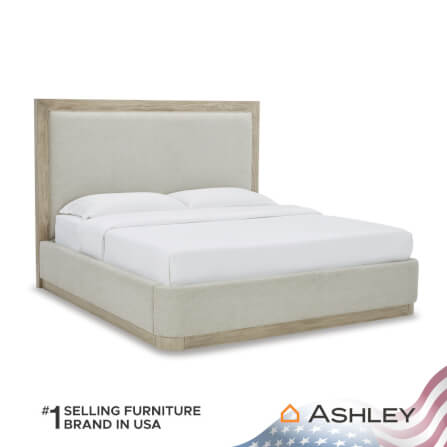 เตียงนอนขนาด 6 ฟุต ASHLEY FURNITURE HOMESTORE รุ่น HENNINGTON/180 สีไม้ธรรมชาติ_0