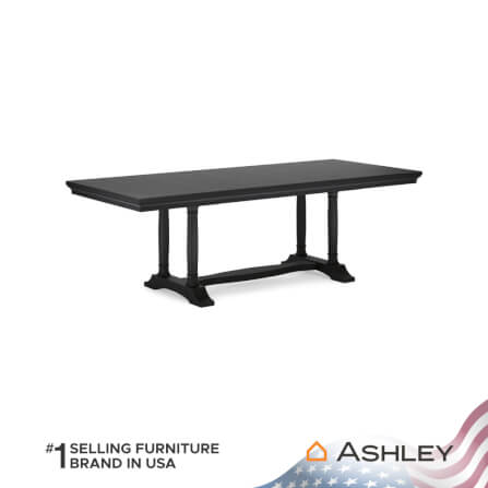 โต๊ะอาหาร ปรับขนาดได้ ASHLEY FURNITURE HOMESTORE รุ่น WELLTERN/192-235 สีดำ_0