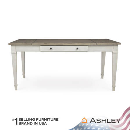 โต๊ะอาหารพร้อมลิฟท์ท็อป ASHLEY FURNITURE HOMESTORE รุ่น SKEMPTON/167 สีขาววินเทจ_0
