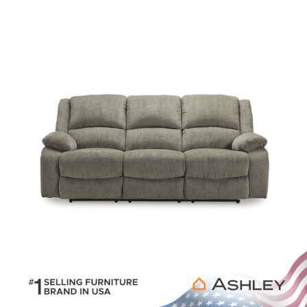 โซฟาปรับเอนนอน 3 ที่นั่ง ASHLEY FURNITURE HOMESTORE รุ่น DRAYCOLL/3RRM สีน้ำตาลอ่อน_0