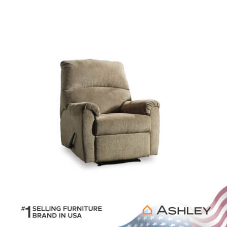 โซฟาปรับเอนนอน 1 ที่นั่ง ASHLEY FURNITURE HOMESTORE รุ่น NERVIANO/1R สีน้ำตาล_0