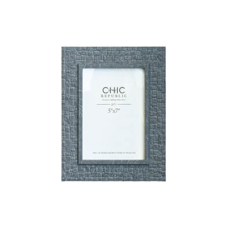 กรอบรูป CHIC REPUBLIC รุ่น BALTIC/5×7 สีเทา_1