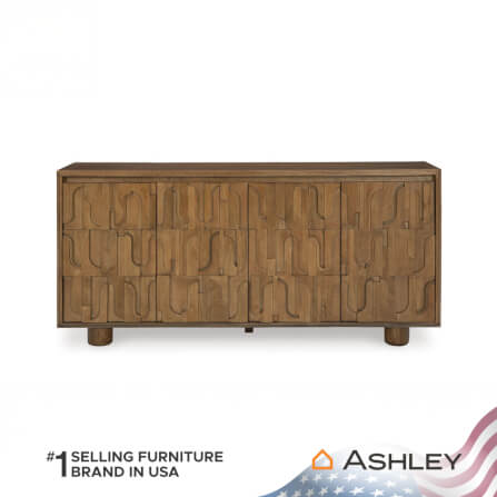 ตู้เตี้ยบานเปิด ASHLEY FURNITURE HOMESTORE รุ่น GADBURG/167 สีน้ำตาล_1