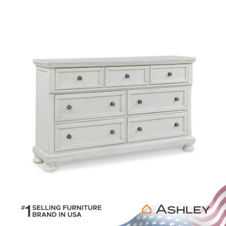ตู้ลิ้นชัก 7 ลิ้นชัก ASHLEY FURNITURE HOMESTORE รุ่น ROBBINSDALE/166 สีขาววินเทจ_1