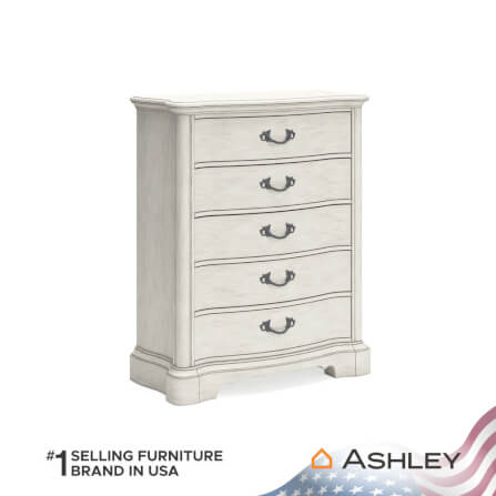 ตู้ลิ้นชัก 5 ลิ้นชัก ASHLEY FURNITURE HOMESTORE รุ่น ARLENDYNE/109 สีขาววินเทจ_1