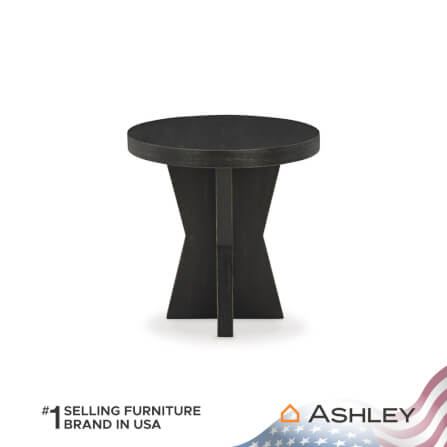 โต๊ะข้าง ASHLEY FURNITURE HOMESTORE รุ่น GALLIDEN/60 สีดำ_1