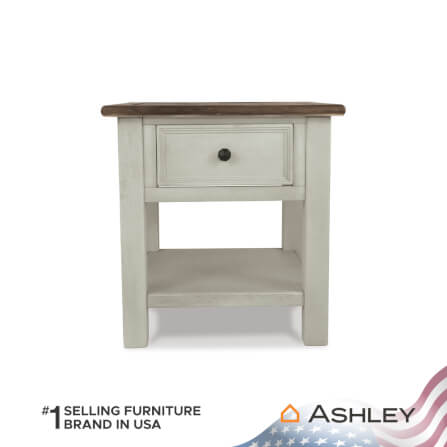 โต๊ะข้าง ASHLEY FURNITURE HOMESTORE รุ่น BOLANBURG-A/61 สีขาววินเทจ_1