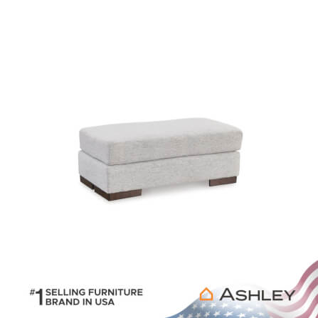 สตูล ASHLEY FURNITURE HOMESTORE รุ่น BELVOIR สีขาว_1
