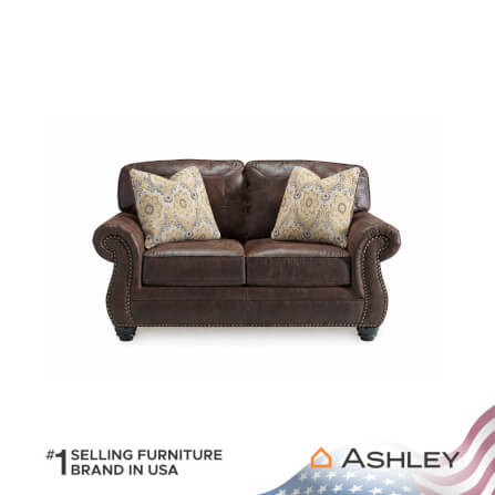 โซฟา 2 ที่นั่ง ASHLEY FURNITURE HOMESTORE รุ่น W80070-O/2 สีน้ำตาลเข้ม_1