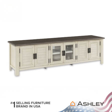 ตู้วางทีวี ASHLEY FURNITURE HOMESTORE รุ่น BOLANBURG/200 สีขาววินเทจ_1
