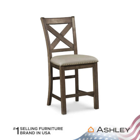 เก้าอี้บาร์ ASHLEY FURNITURE HOMESTORE รุ่น MORIVILLE สีเบจ_1