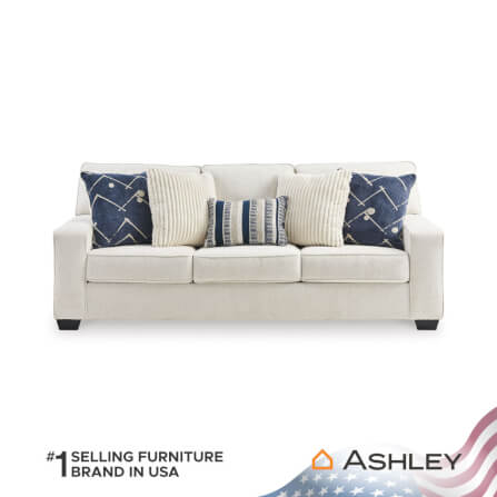 โซฟาเบด 3 ที่นั่ง ASHLEY FURNITURE HOMESTORE รุ่น PADOVA/3 สีโซฟาสีครีม/ขาสีดำ_1