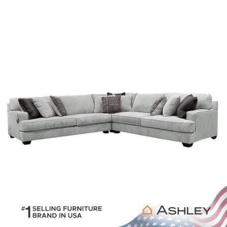 โซฟาตัว L ด้านซ้าย-ขวา ASHLEY FURNITURE HOMESTORE รุ่น RAWCLIFFE/R-L สีเทาอ่อน_1