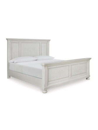 เตียงนอนขนาด 6 ฟุต ASHLEY FURNITURE HOMESTORE รุ่น ROBBINSDALE/180 สีขาววินเทจ_1