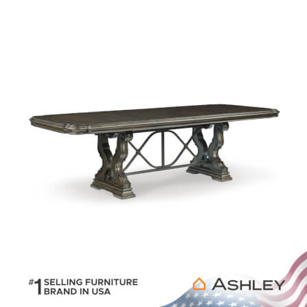 โต๊ะอาหาร ปรับขนาดได้ ASHLEY FURNITURE HOMESTORE รุ่น MAYLEE/183-275 สีน้ำตาลเข้ม_1