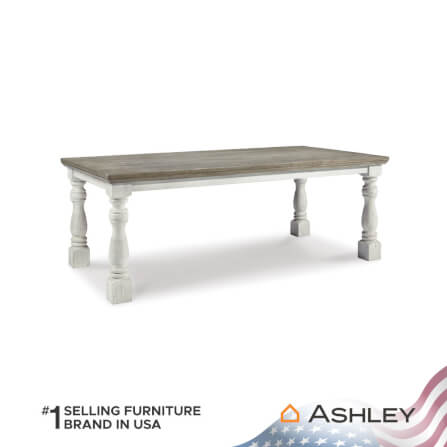 โต๊ะอาหาร ASHLEY FURNITURE HOMESTORE รุ่น HAVALANCE/213 สีขาววินเทจ_1
