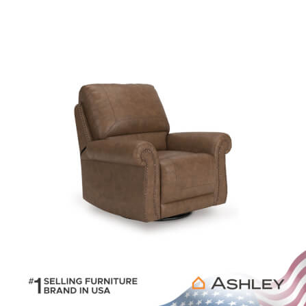 โซฟาปรับเอนนอน 1 ที่นั่ง ASHLEY FURNITURE HOMESTORE รุ่น SHADSBURNE/1R สีน้ำตาล_1