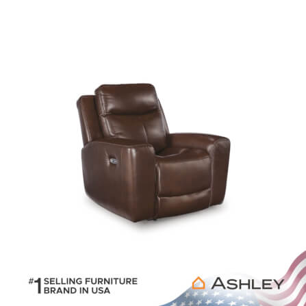 โซฟาปรับเอนนอนไฟฟ้า 1 ที่นั่ง ASHLEY FURNITURE HOMESTORE  รุ่น MOMENTUM MOVES/1RM สีน้ำตาลเข้ม_1