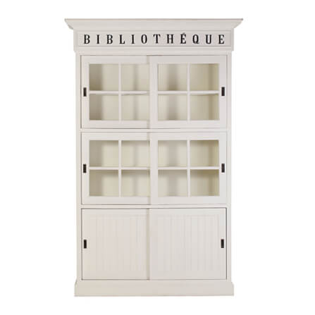ชั้นวางหนังสือ CHIC REPUBLIC รุ่น LIBRAIRY สีขาววินเทจ_2