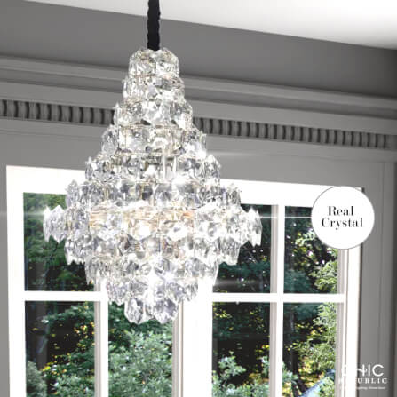 โคมไฟระย้า CHIC REPUBLIC รุ่น VARVARA/16 สีโรสโกลด์_2