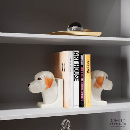 ที่คั่นหนังสือ CHIC REPUBLIC รุ่น AXE DOG สีขาว_2