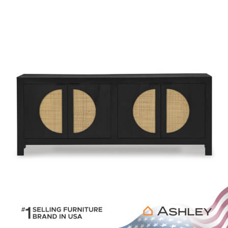 ตู้เตี้ยบานเปิด ASHLEY FURNITURE HOMESTORE รุ่น CLIFFIINGS/177 สีดำ_2