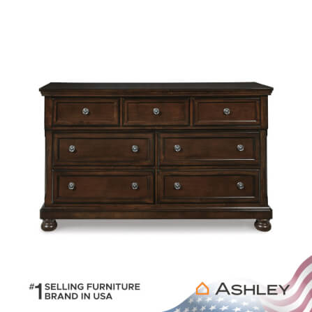 ตู้ลิ้นชัก 7 ลิ้นชัก ASHLEY FURNITURE HOMESTORE รุ่น PORTER/165 สีน้ำตาล_2