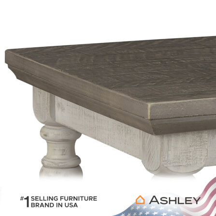 โต๊ะข้าง ASHLEY FURNITURE HOMESTORE รุ่น HAVALANCE/66 สีขาววินเทจ_2