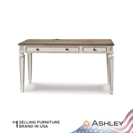 โต๊ะทำงาน ASHLEY FURNITURE HOMESTORE รุ่น REALYN/152 สีขาววินเทจ_2