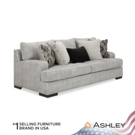 โซฟา 3 ที่นั่ง ASHLEY FURNITURE HOMESTORE รุ่น MERCADO/3 สีเทาอ่อน_2