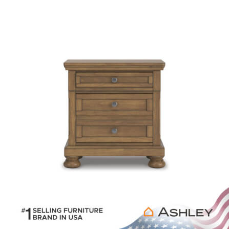 ตู้ข้างเตียง ASHLEY FURNITURE HOMESTORE รุ่น VANDENMORE สีน้ำตาล_2