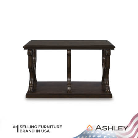 โต๊ะคอนโซล ASHLEY FURNITURE HOMESTORE รุ่น MAYLEE/130 สีน้ำตาลเข้ม_2