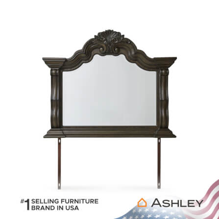 กระจกตั้งโต๊ะ ASHLEY FURNITURE HOMESTORE รุ่น MAYLEE/137x112 สีน้ำตาลเข้ม_2