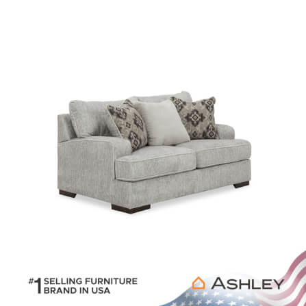 โซฟา 2 ที่นั่ง ASHLEY FURNITURE HOMESTORE รุ่น MERCADO/2 สีเทาอ่อน_2