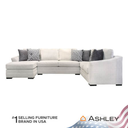 โซฟาตัว L ด้านซ้าย ASHLEY FURNITURE HOMESTORE รุ่น KORALYNN/L สีขาว_2