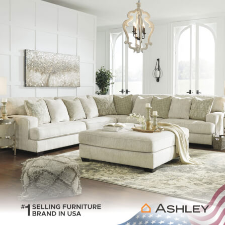 โซฟาตัว L ด้านซ้าย-ขวา ASHLEY FURNITURE HOMESTORE รุ่น RAWCLIFFE/R-L สีเบจ_2
