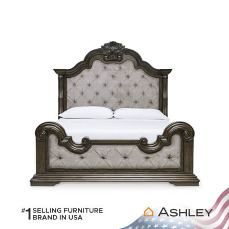 เตียงนอนขนาด 6 ฟุต ASHLEY FURNITURE HOMESTORE รุ่น MAYLEE/180 สีน้ำตาลเข้ม_2