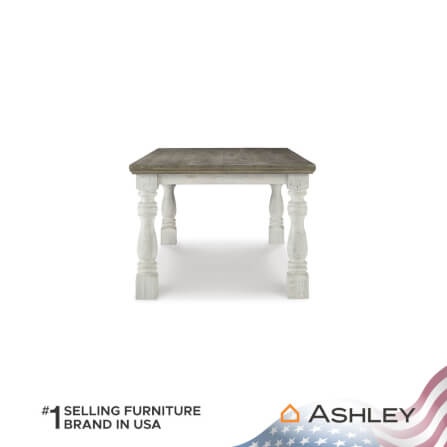 โต๊ะอาหาร ASHLEY FURNITURE HOMESTORE รุ่น HAVALANCE/213 สีขาววินเทจ_2