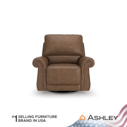 โซฟาปรับเอนนอน 1 ที่นั่ง ASHLEY FURNITURE HOMESTORE รุ่น SHADSBURNE/1R สีน้ำตาล_2