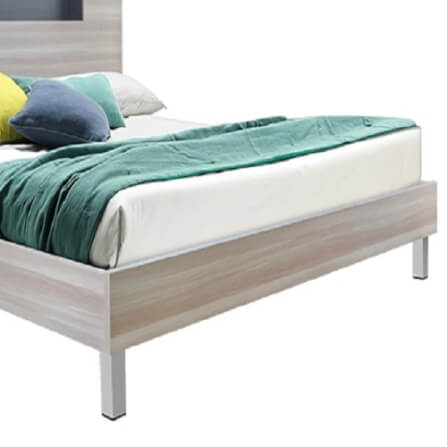 เตียง 5 ฟุต  RINA HEY  รุ่น GLASTON/150 สีน้ำตาลอ่อน_3