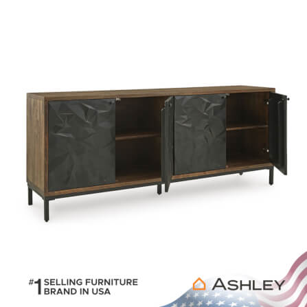ตู้เตี้ยบานเปิด ASHLEY FURNITURE HOMESTORE รุ่น DORANNBY/177 สีน้ำตาล_3