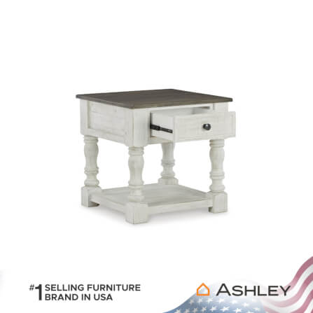 โต๊ะข้าง ASHLEY FURNITURE HOMESTORE รุ่น HAVALANCE/63 สีขาววินเทจ_3