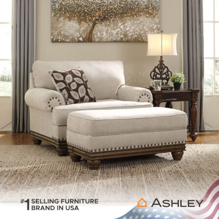 สตูล ASHLEY FURNITURE HOMESTORE รุ่น HARLESON สีครีม_3