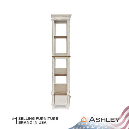 ชั้นวางของโล่ง 4 ชั้น 1 ลิ้นชัก ASHLEY FURNITURE HOMESTORE รุ่น REALYN สีขาววินเทจ_3